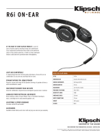 Klipsch R6i-ON-EAR - Brochure 